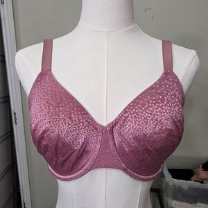 Wacoal Back Appeal Underwire Bra Size 32DDD Rose Pink